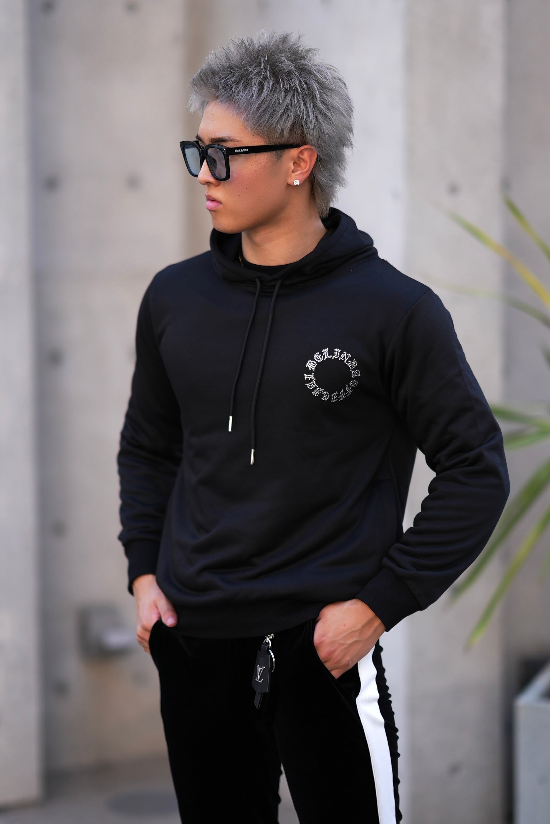 ORIGINAL STONE PARKER BLACK【BB24509】 | BELINDA OFFICIAL