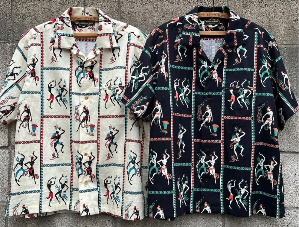 NORTH NO NAME】ノース ノー ネイム “ Dancer Pattern S/S Shirts 