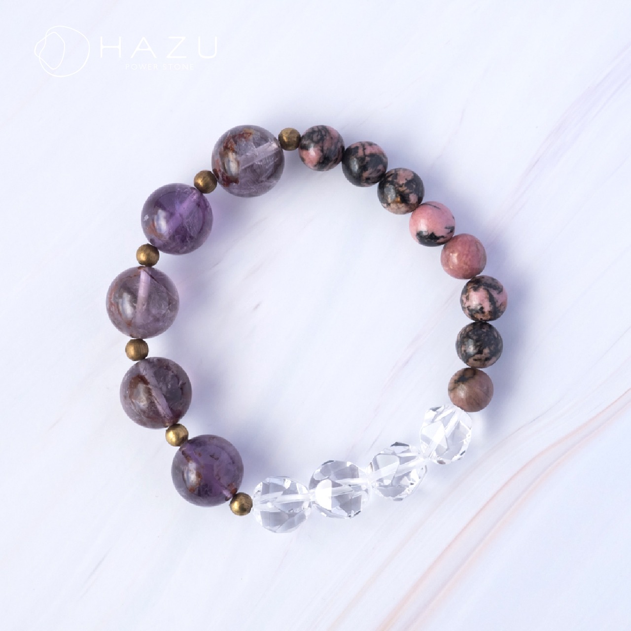 【再販】心と体を整え、自己実現と人間関係を豊かに［ガーデンアメジスト／ロードナイト／水晶］