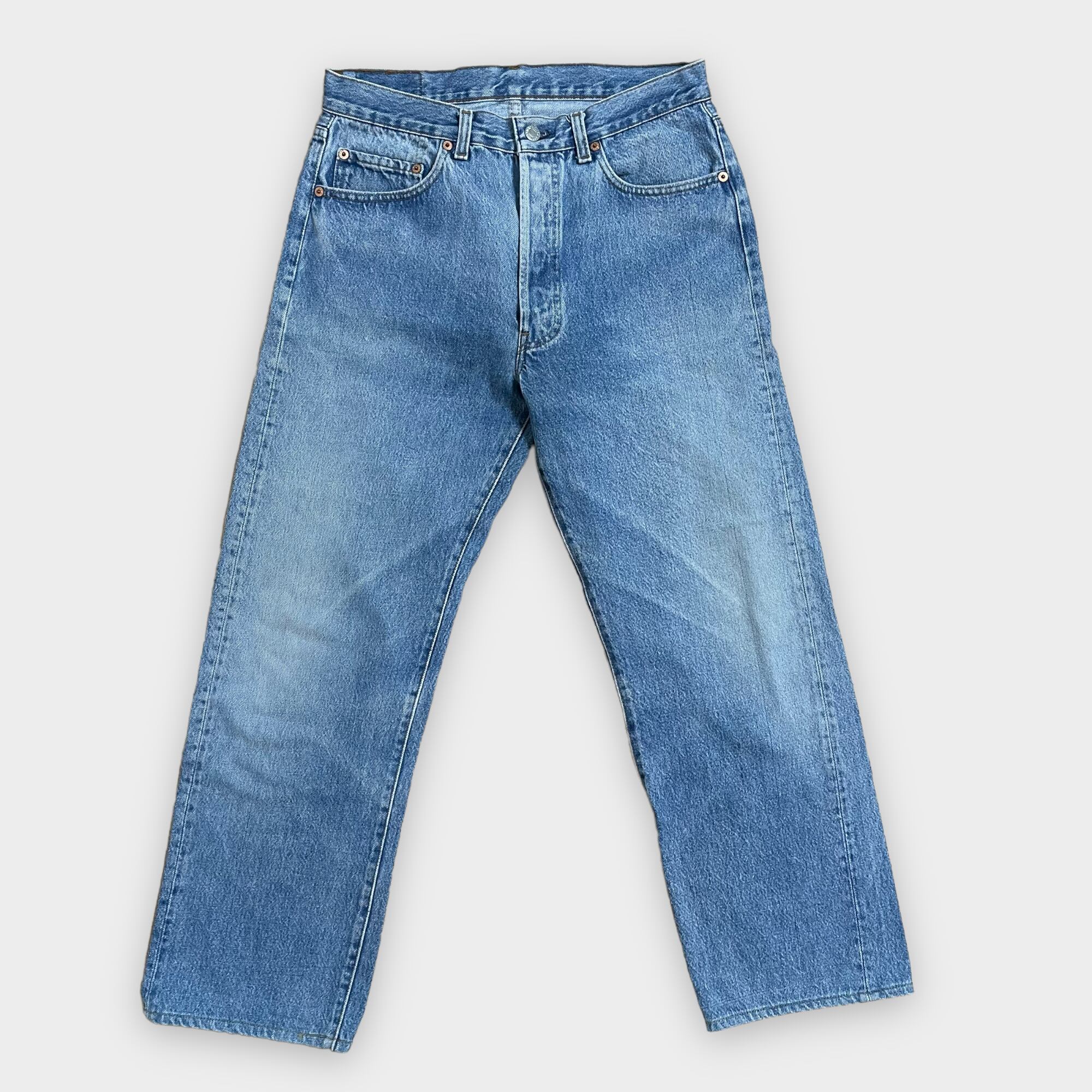 LEVI'S】80s USA製 デニム ジーパン ジーンズ 501xx W34 ボタン裏刻印 