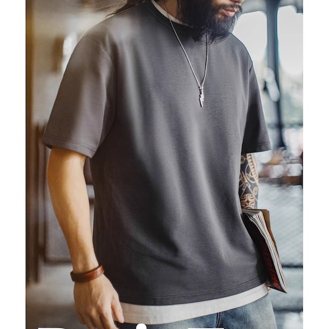 ベーシッククルーネックTシャツ 10145