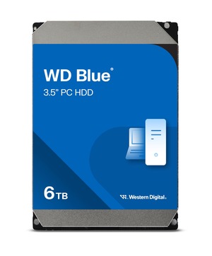 【新着特価】Western Digital ウエスタンデジタル WD Blue 内蔵 HDD ハードディスク 6TB CMR 3.5インチ SATA 5400rpm キャッシュ256MB 2年 WD60EZAX-AJP エコパッケージ