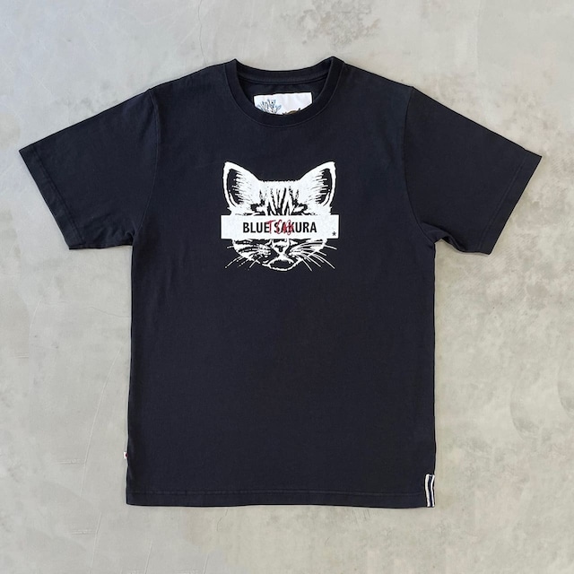 TCB Collaboration T-SHIRT "CAT" / BLACK