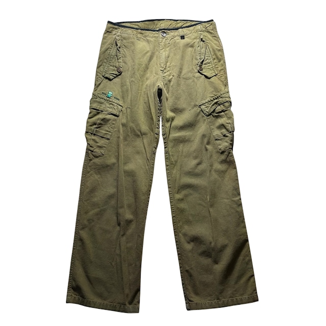 55DSL cotton linen military cargo pants