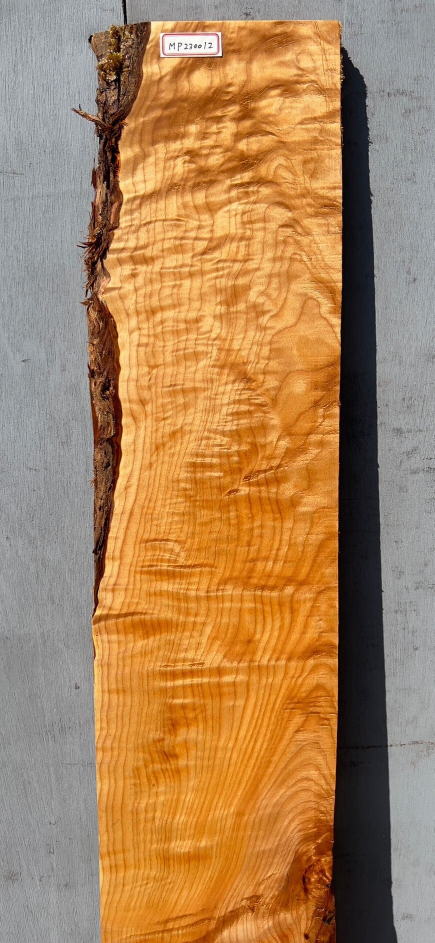 キルティッドメープル 木材 約20×290/300×1000mm 【公式通販】