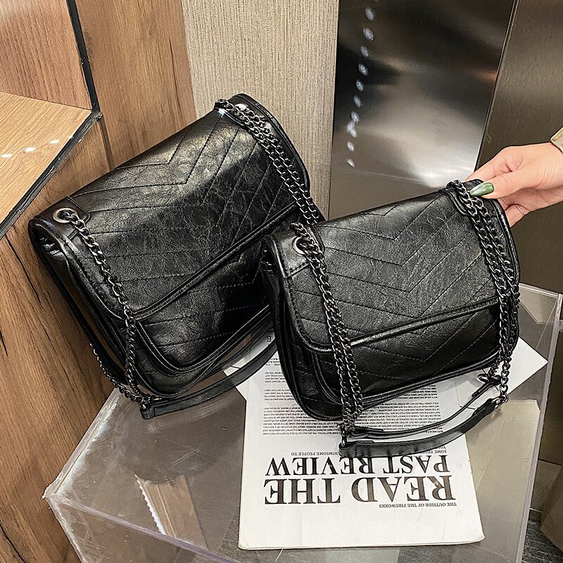 センススモールバッグ女性2020人気の新しい流行のファッションチェーンメッセンジャーバッグネットレッドテクスチャー火星迷子バッグ Tiancai_Wing_Bag28020180175