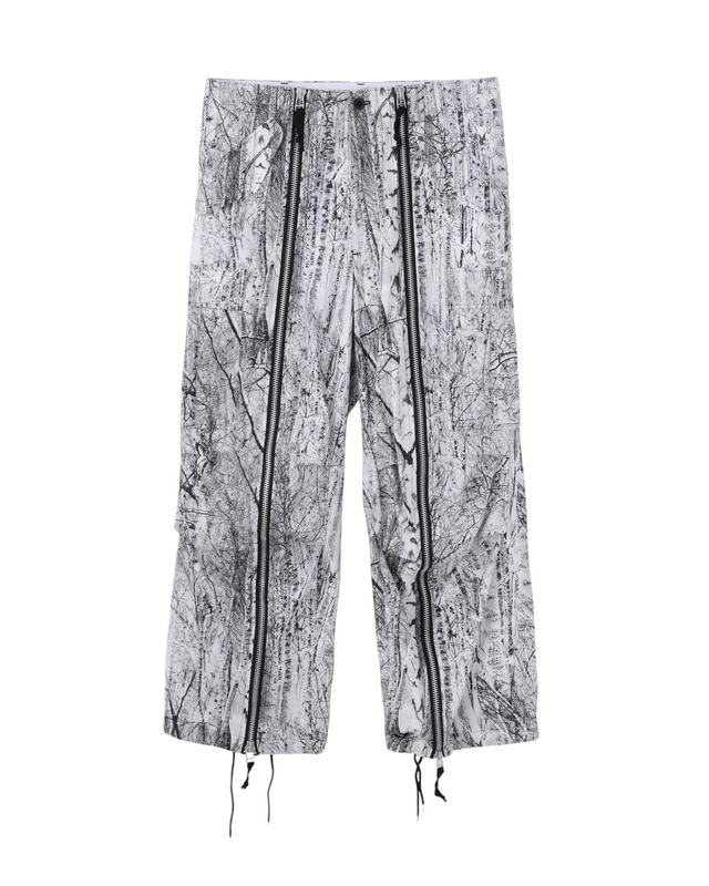 JOHN LAWRENCE SULLIVAN / TREE CAMO ZIPPED CARGO PANTS