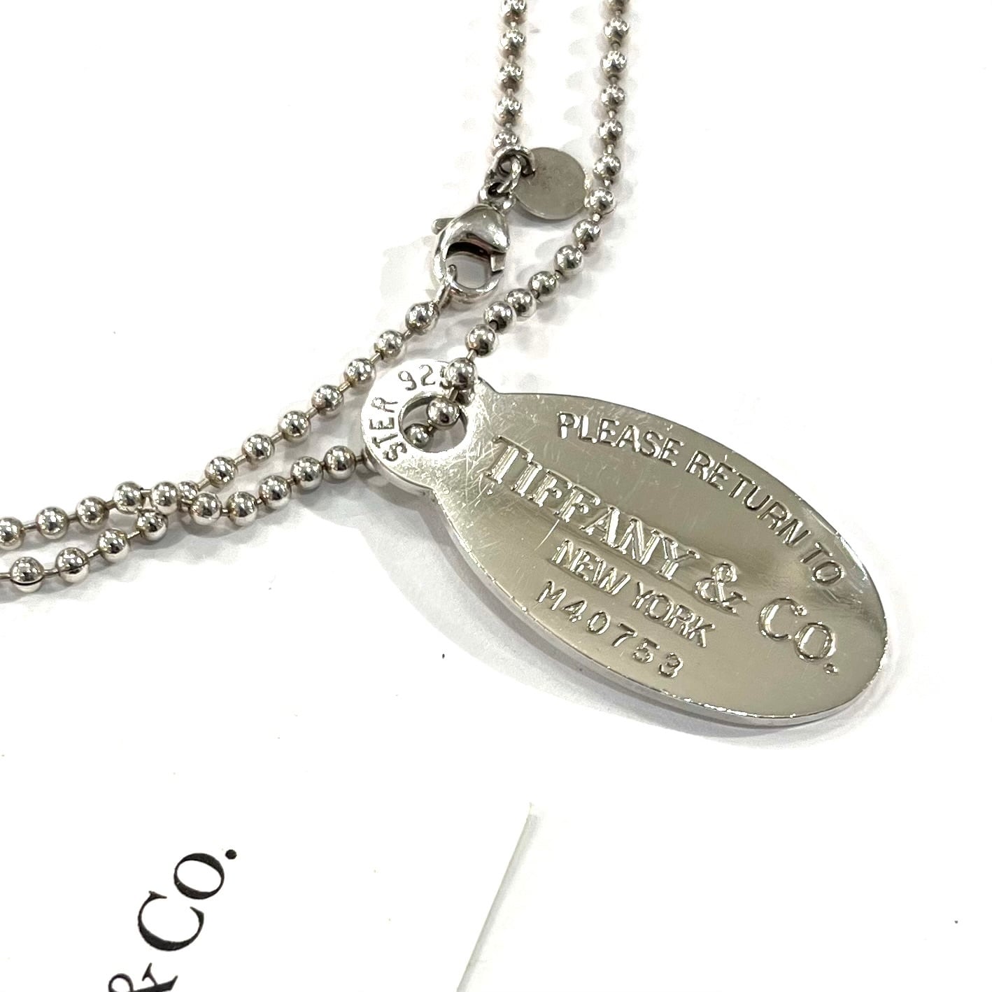 TIFFANY&CO. 】 T2794 代表作。Please Return To Tiffany®リターン