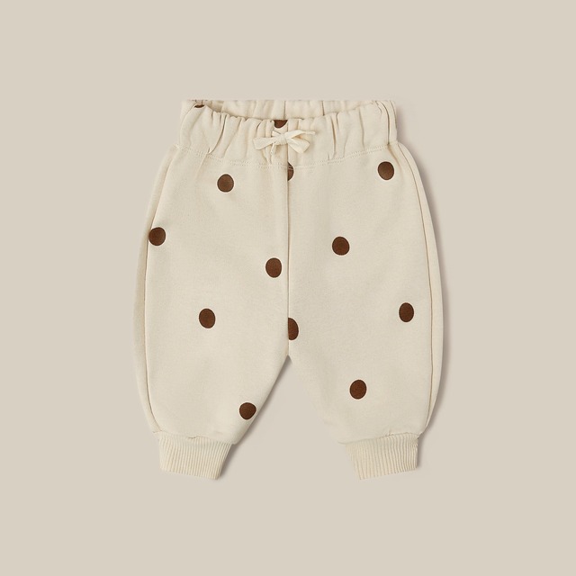 organic zoo / Undyed Cotton Dots Sweatpants