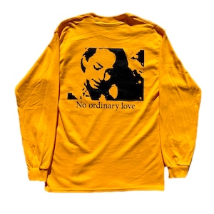 No ordinary love L/S tee（Yellow）