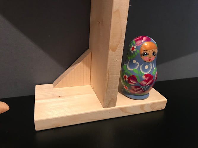 送料無料】 ウォールシェルフ ブランチ SPF ブラウン 送料無料