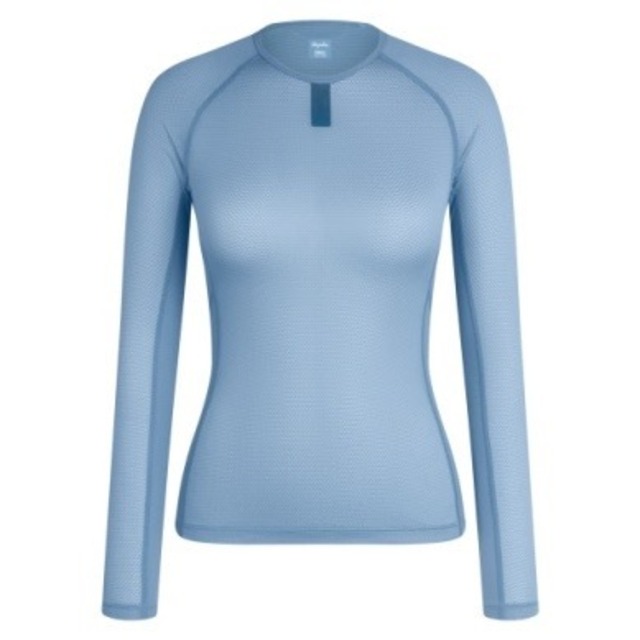 RAPHA WOMEN'S LIGHTWEIGHT BASE LAYER - LONG SLEEVE DUSTED BLUE/JEWELLED BLUE