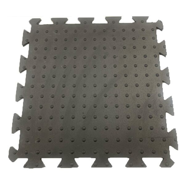 パネルマット 1枚 黒 450×450mm×厚み10mm AR-1515 組み合わせ自在のすべり止めマット 工場内歩行者通路・誘導に最適 アラオ ARAO AR1515 組み合わせ自在のすべり止めマット 工場内歩行者通路・誘導に最適