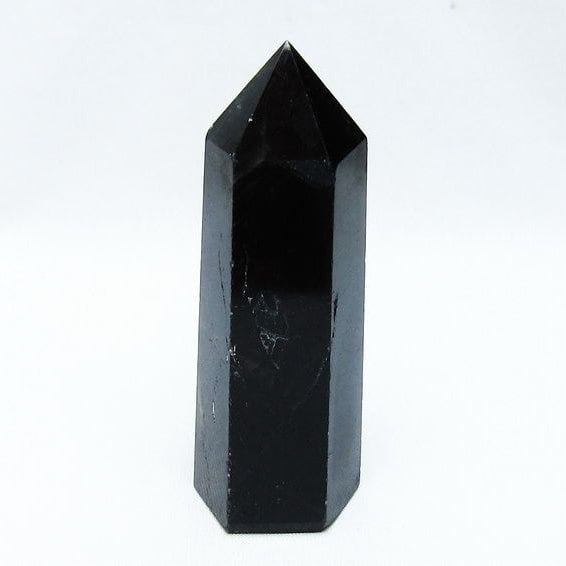 モリオン ポイント 黒水晶 六角柱 142-10763