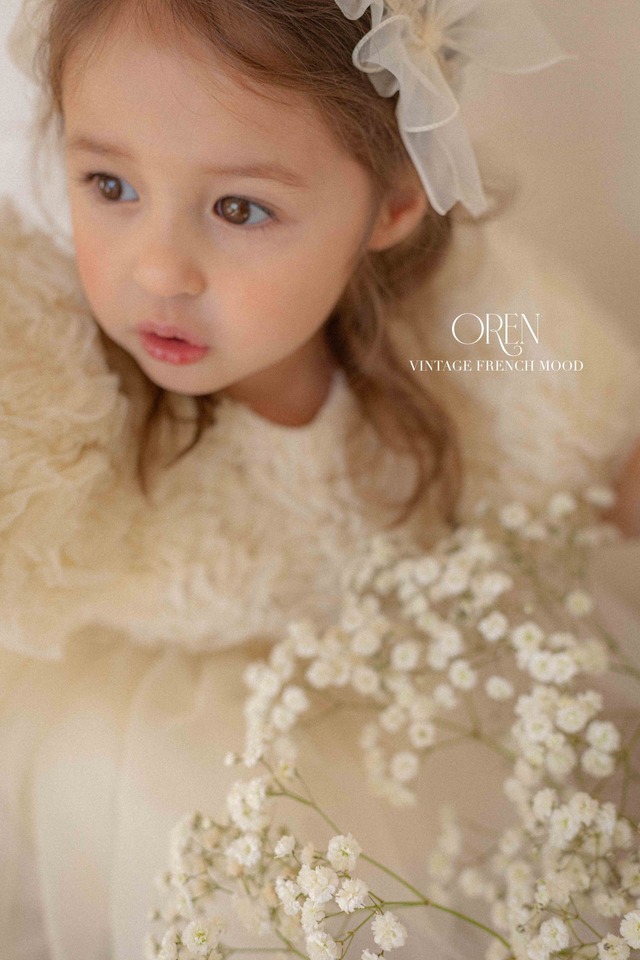 ※再入荷予定あり※【即納】<OREN>  Blooming rose pearl one-piece