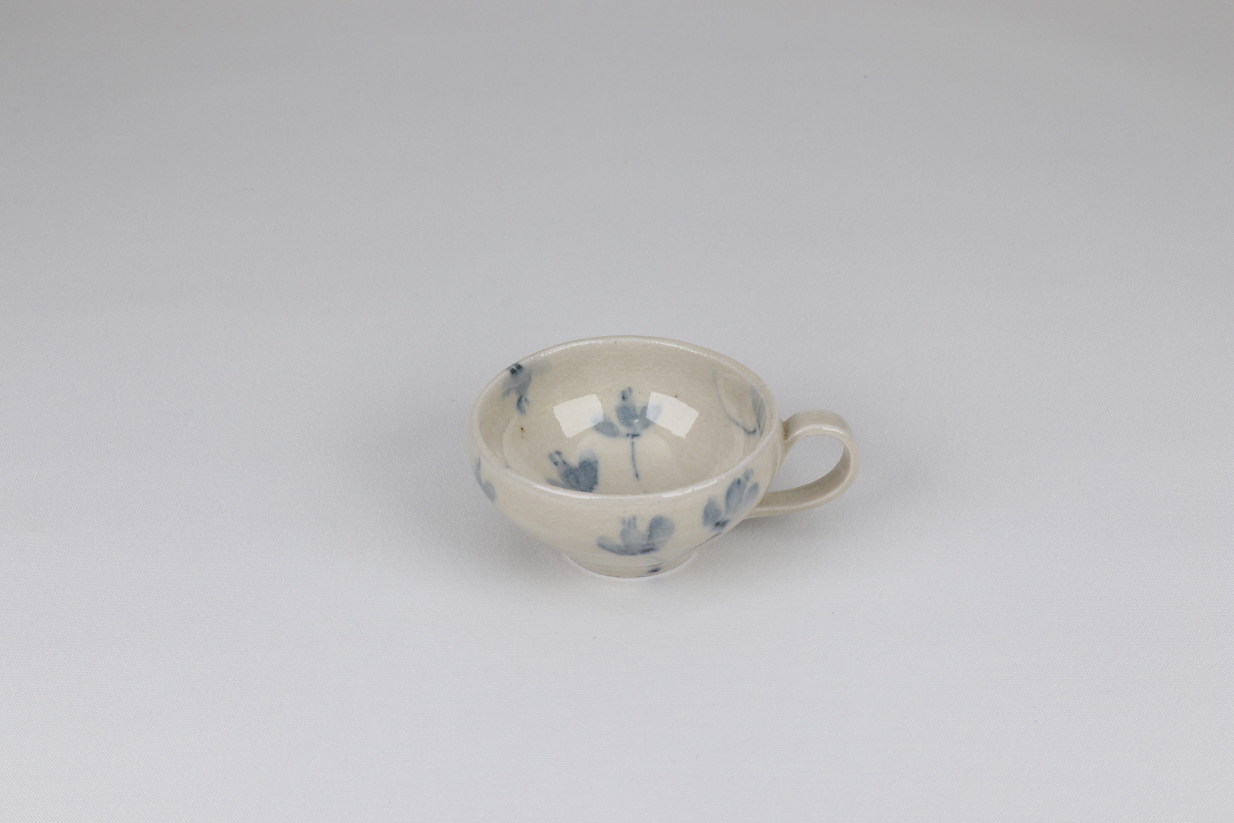 安南 片手珍味鉢 小花