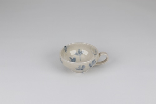 安南 片手珍味鉢 小花