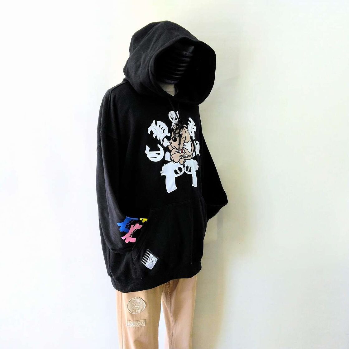 ガルフィー GALFY チャカパッチ パーカー 黒 L XL サイズ hoodie | PAY ID