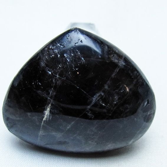 モリオン 置物 ハート 黒水晶 一点物 145-1928 | 天然石