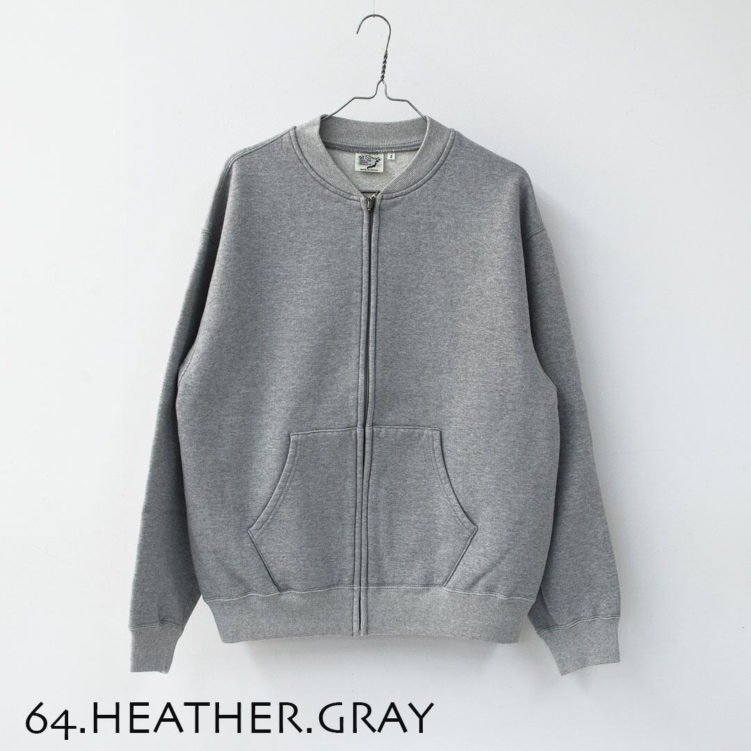 orslow [オアスロウ] FRONT ZIP DENSELY KNIT SWEAT SHIRT [01-0042-02