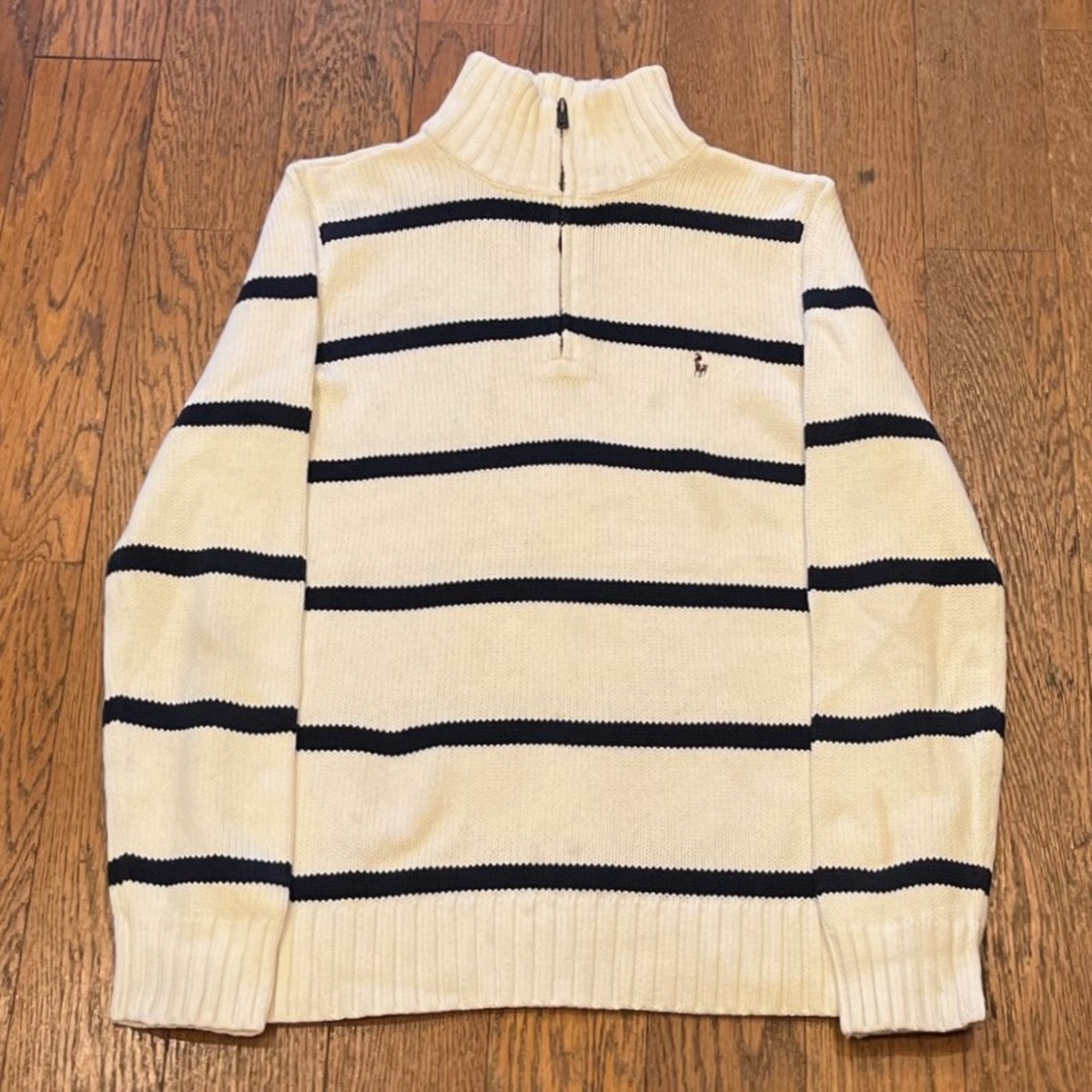 Polo by Ralph Lauren レディース ハーフジップ ボーダー ニット 