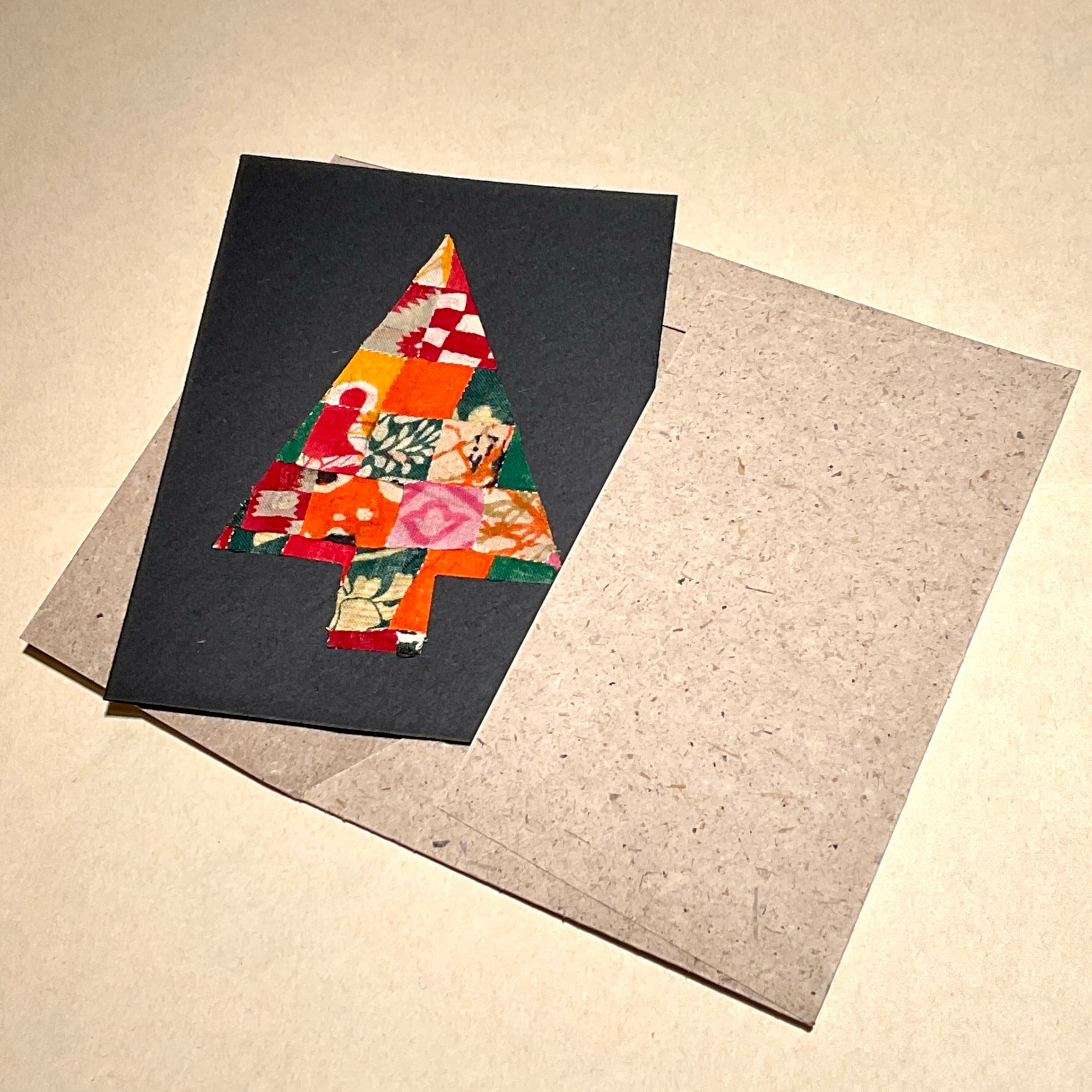 【ピープルツリー】クリスマスツリーのグリーティングカード