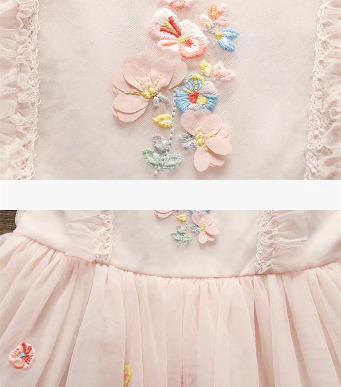 フラワーチュールドレス》》》》》ワンピース 女の子 海外子供服 プチプラ ベビー キッズ
