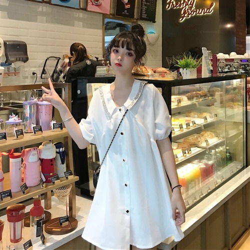 ✞ 甘めシフォンスリムスリーブチュニックワンピースドレスOP レトロ ステッチ ✞ゴスロリ SM ミリ 甘ロリ クラロリ 和ロリ エレガント 黒ロリ 姫ロリ 華ロリ BB-BB2037683