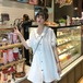 ✞ 甘めシフォンスリムスリーブチュニックワンピースドレスOP レトロ ステッチ ✞ゴスロリ SM ミリ 甘ロリ クラロリ 和ロリ エレガント 黒ロリ 姫ロリ 華ロリ BB-BB2037683