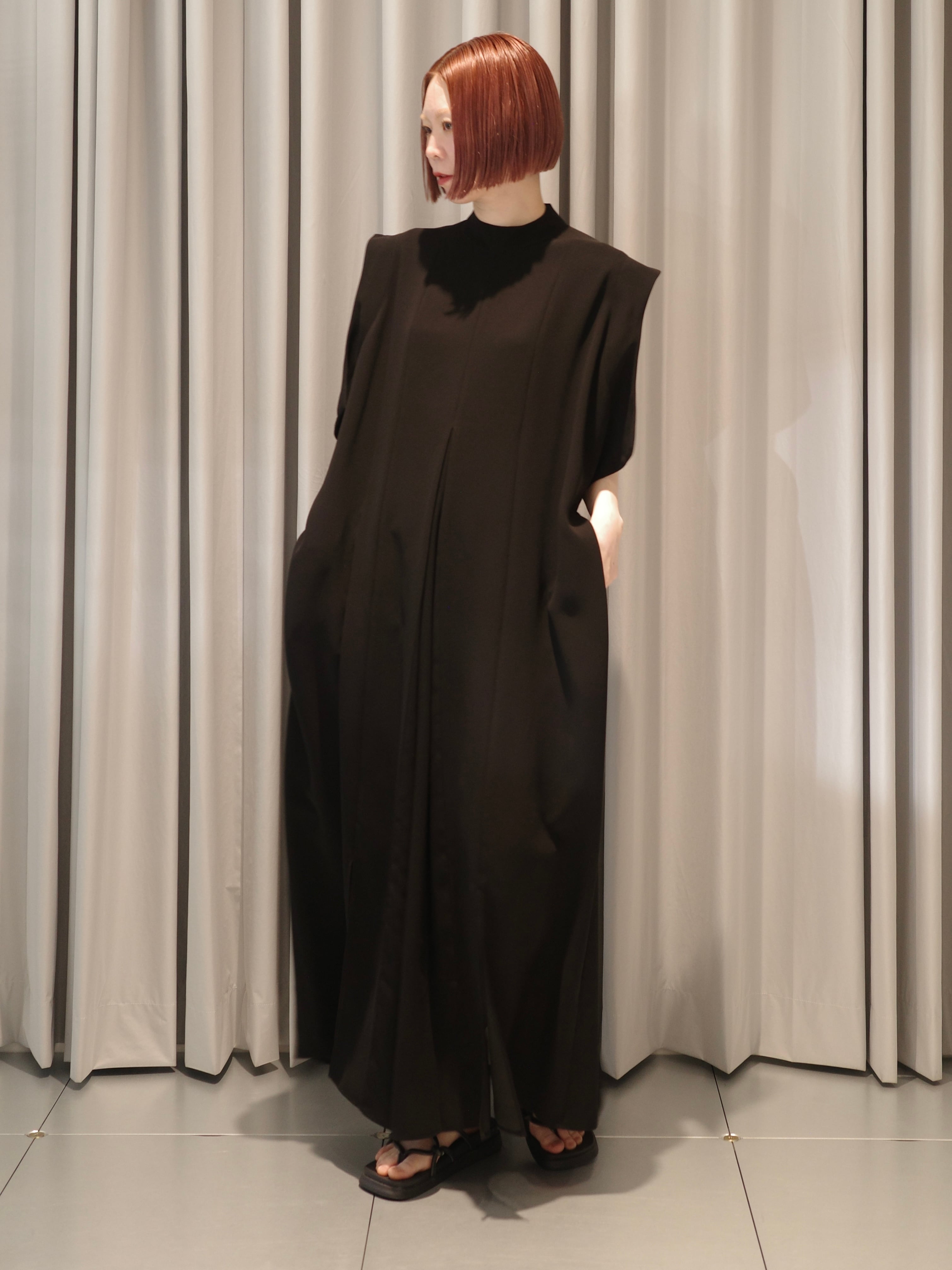 26SS】ENFOLD エンフォルド / LAYERED-LIKE JUMPER SKIRT / ジャンパー