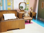 ベッドルーム「Nancy Forbes DOLL FURNITURE」オリジナルボックス入りドール家具(箱傷みあり) 画像14