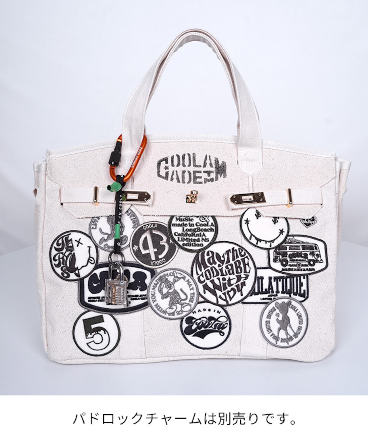 【直営限定ITEM】TYPE-B マルチワッペンターンロックハンドバッグ CQ-48507H