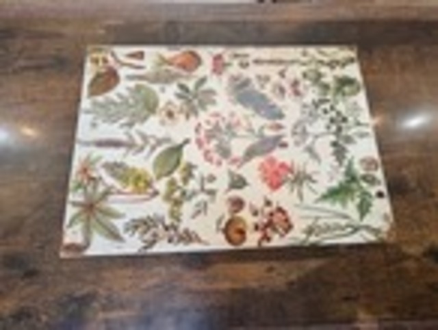 アンティークルックエンプティブックボックス