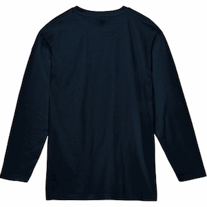 キッズロングTシャツ（110〜150cm）★メガロドン【ネイビー】