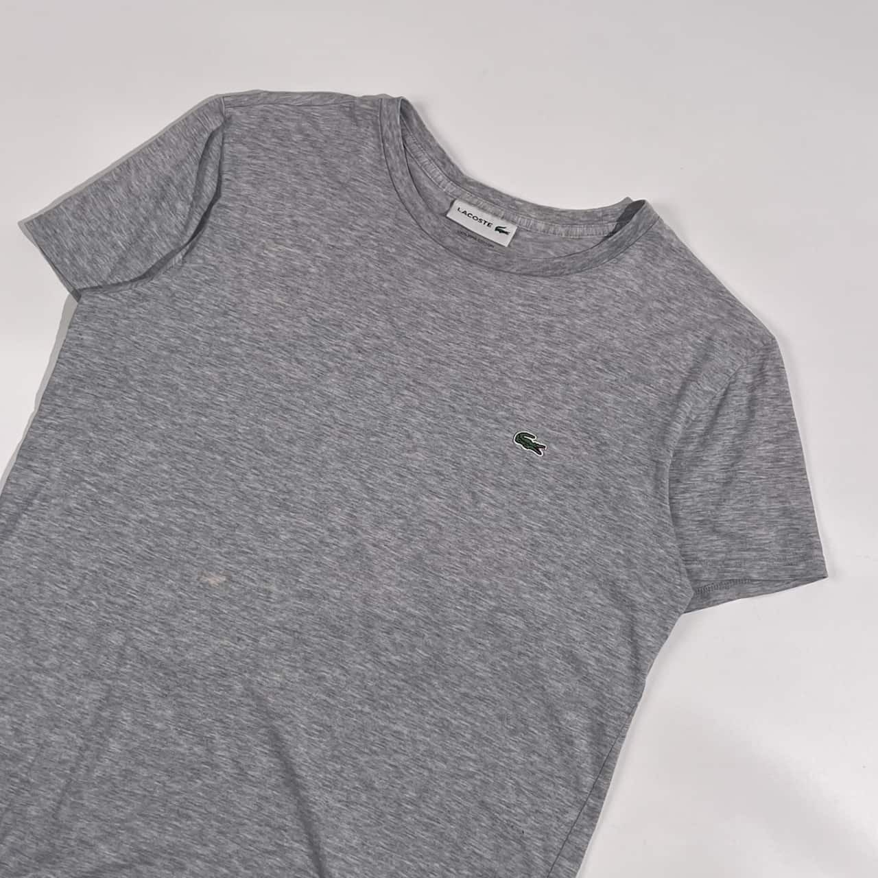 LACOSTE ラコステ REGULAR FIT 半袖 Tシャツ FR 2 US XS/グレー系 メンズ