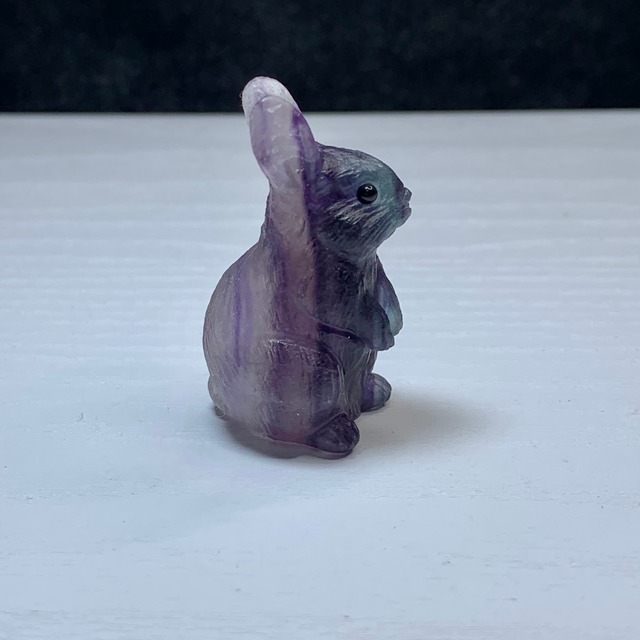 2.フローライトうさぎ・インテリア