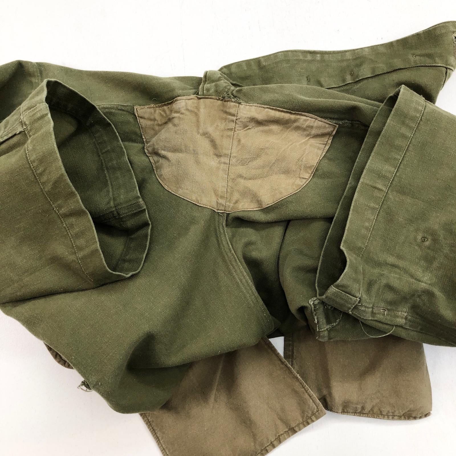 FRENCH ARMY フランス軍 50年代 M-47 カーゴパンツ 前期型 中期 2つ