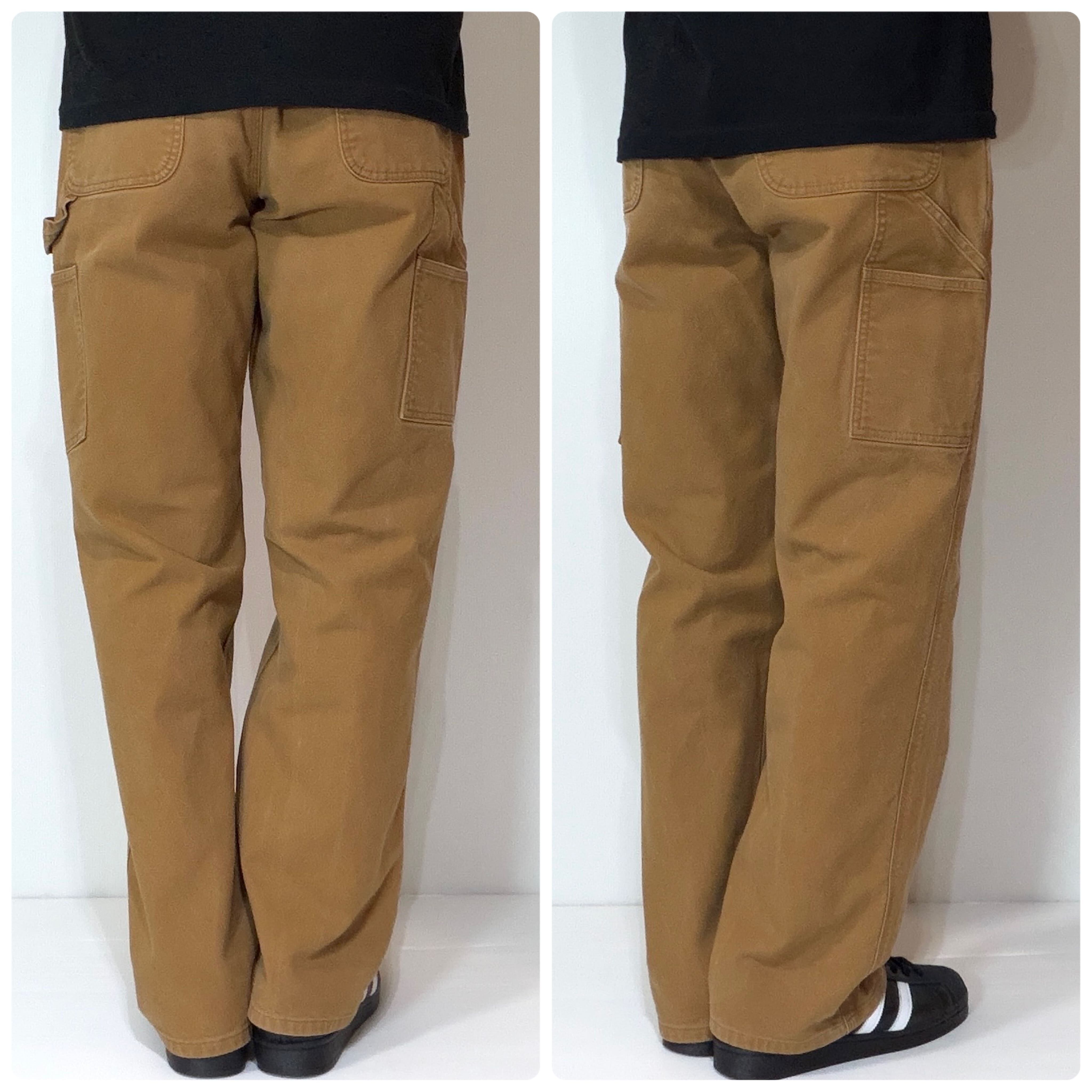 美品 US企画 Carhartt カーハート ダック シングルニー ペインター