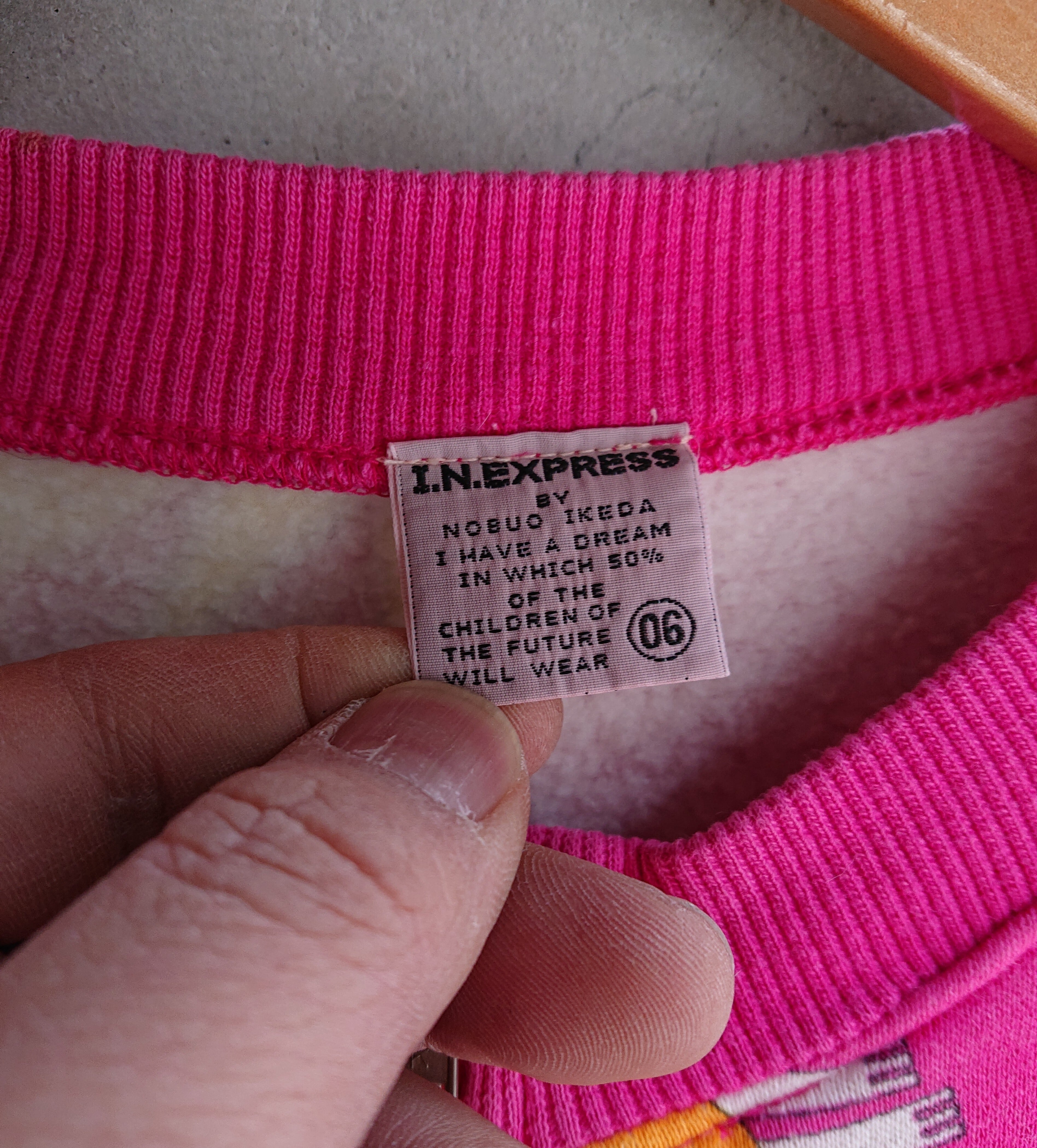 1980s I.N.EXPRESS BY NOBUO IKEDA PRINT SWEAT SHIRTS | BOW & ARROW