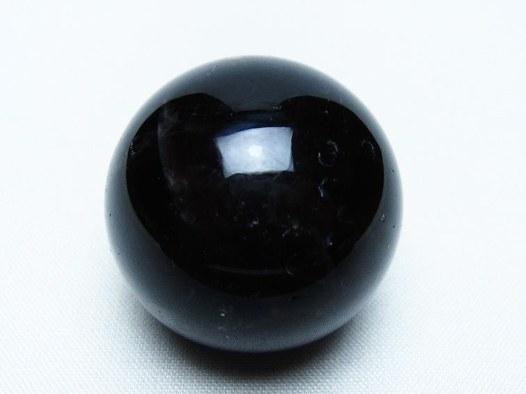 黒水晶 丸玉 34mm モリオン スフィア 置物 一点物 141-8146 | 天然石
