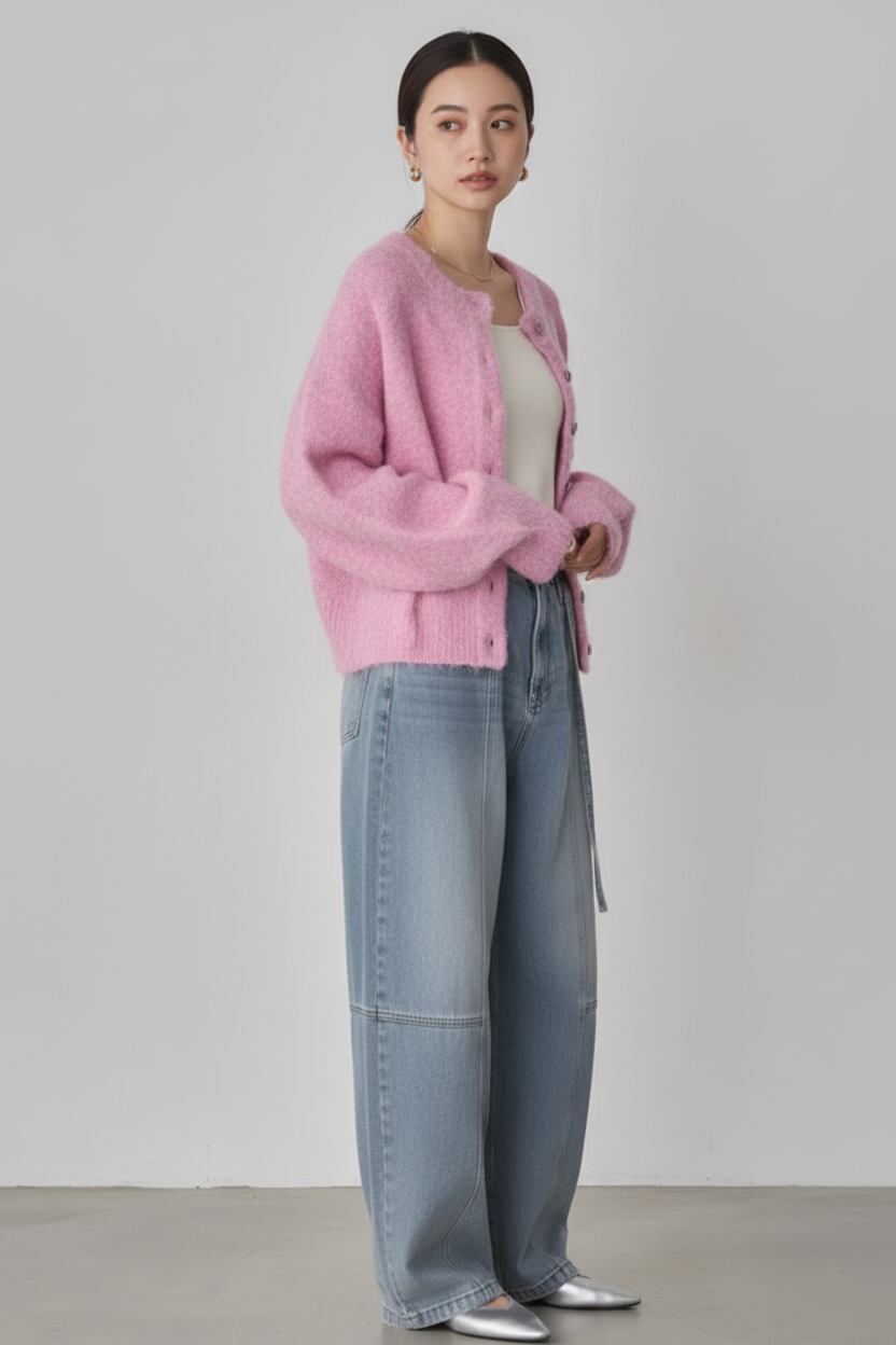 デニム/ツイル バレルパンツ