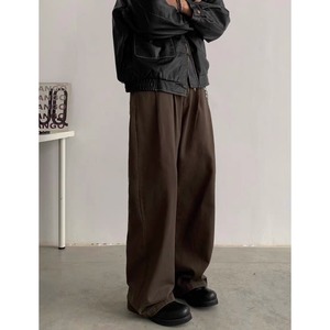 Straight wide pants 0132