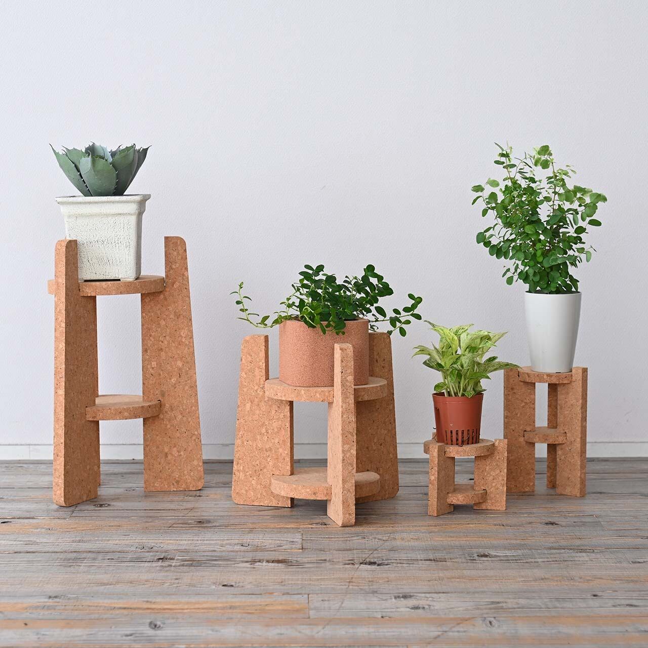 プランツスタンド / M / コルク / 高さ21cm / 鉢置き / インテリア