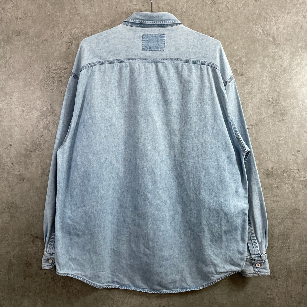 90年代 Levi's リーバイス 長袖 デニムシャツ メンズXL 古着 90s
