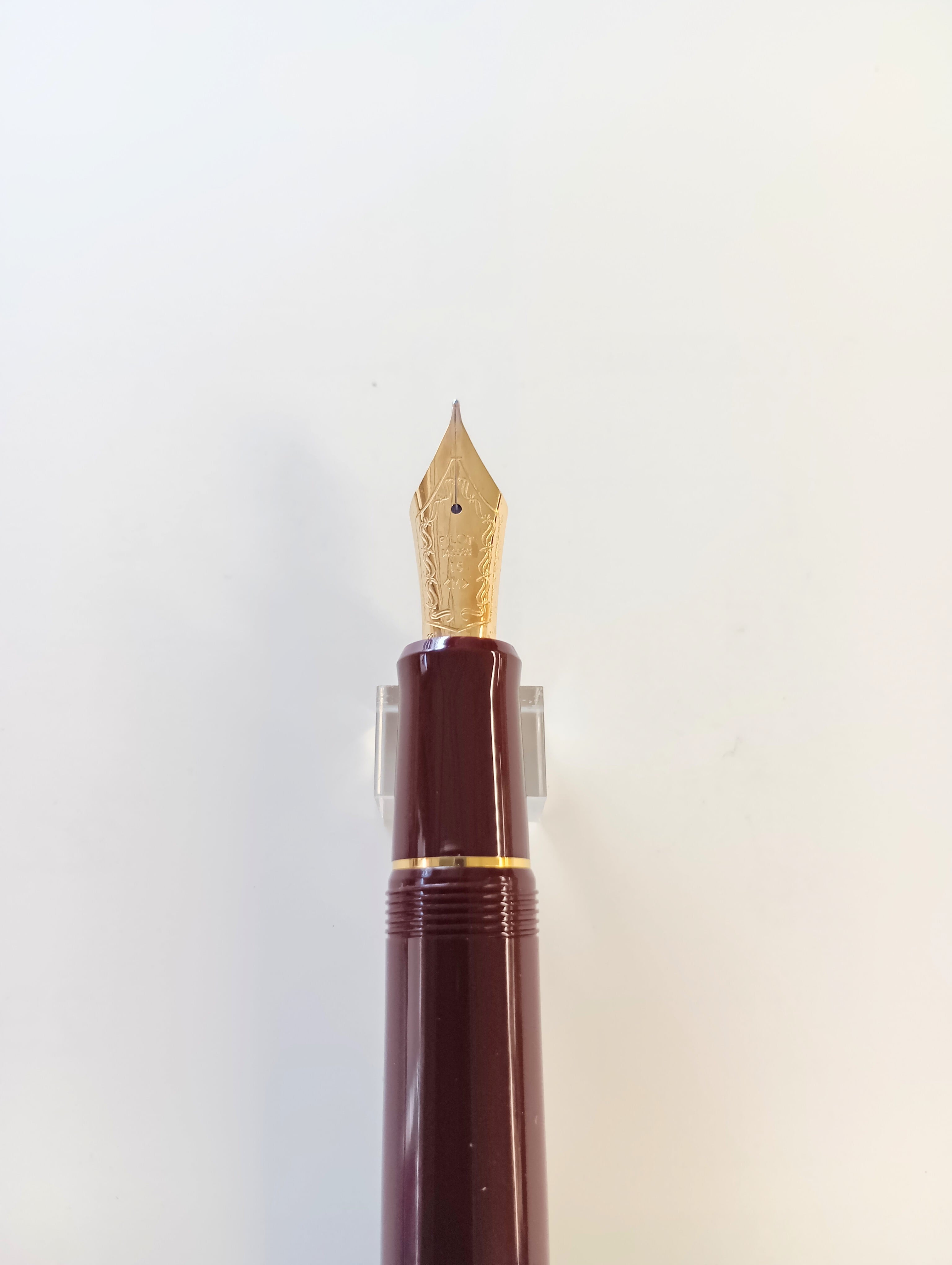 新品・廃番・希少】パイロット 万年筆 カスタム743 ディープレッド