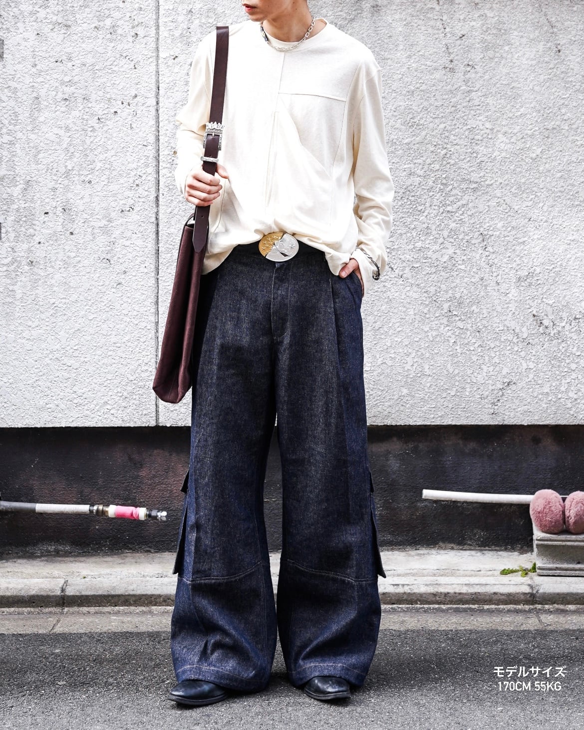 NULLUS SS26 Backshift Cargo Denim | hypeofficial