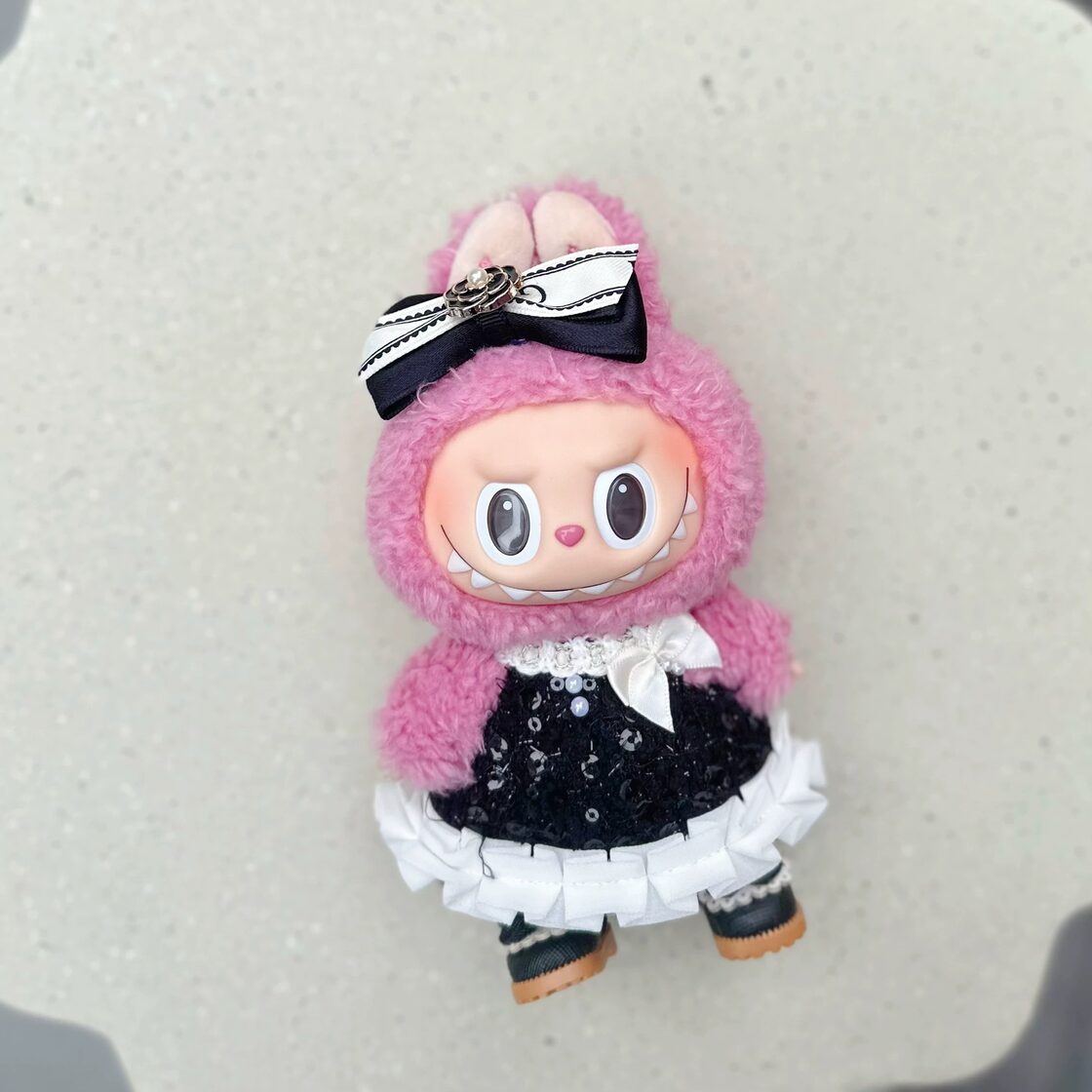labubu ラブブ 女の子用 ぬい服 着ぐるみ 着せ替え服 3点セット 022 