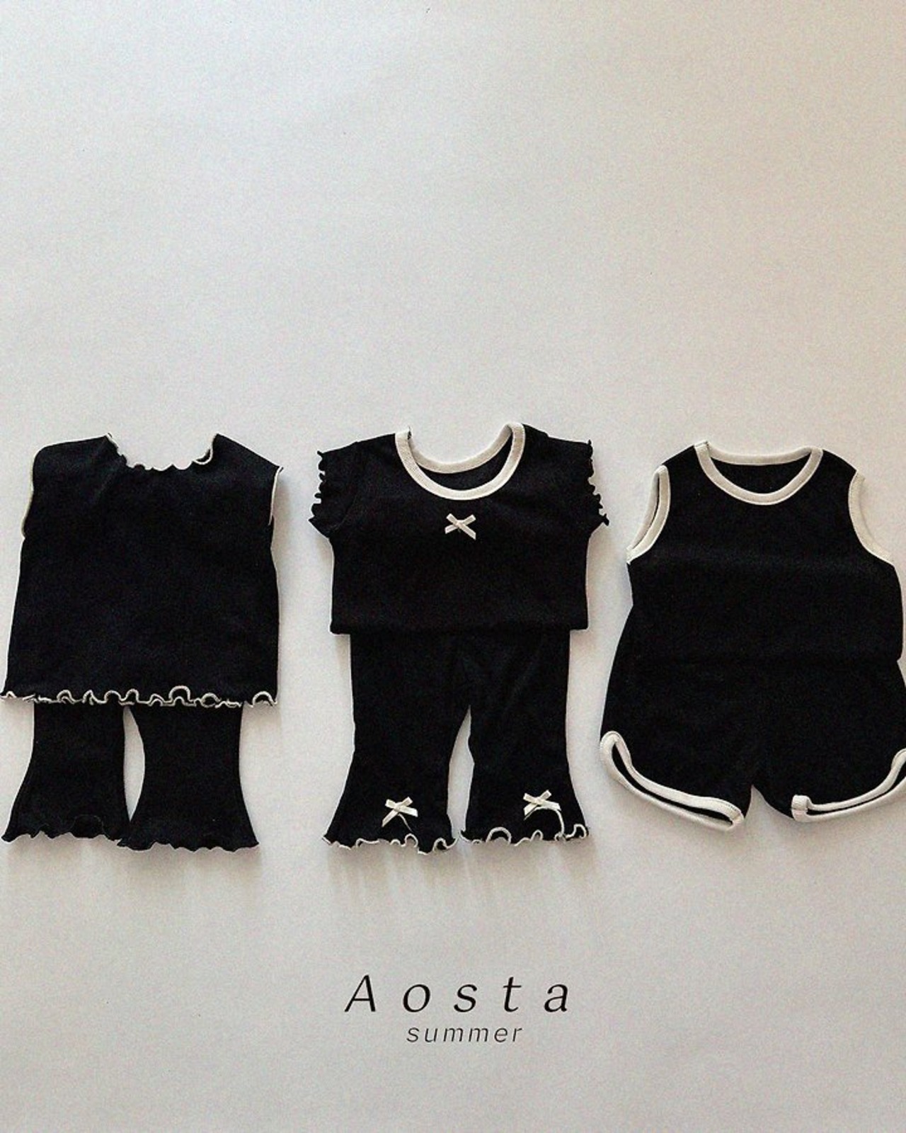 [Aosta] Ribbed Sleeveless / [아오스타] 골지나시