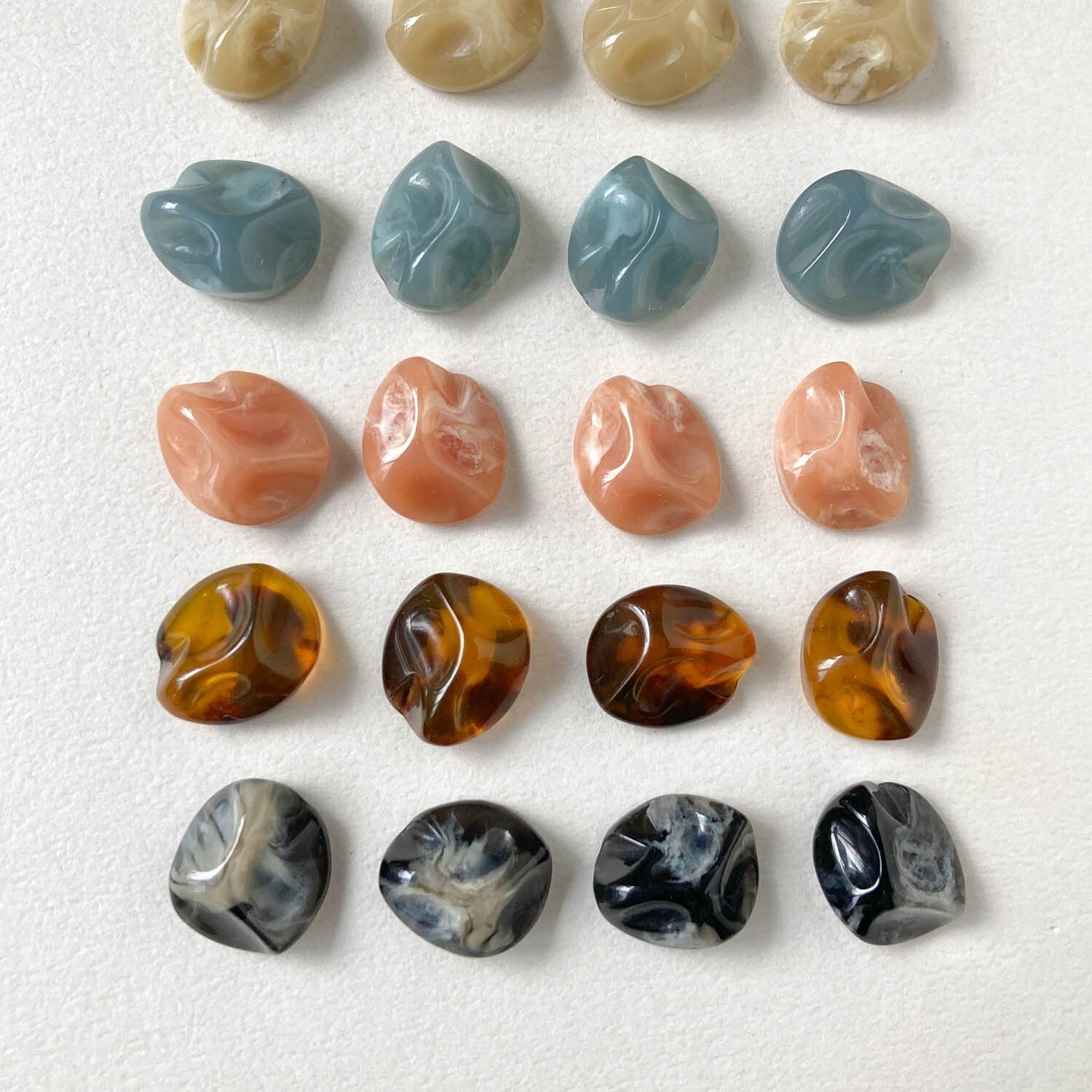 新色追加・再入荷〉凹凸小石風カボション | Dua-アクセサリーパーツ