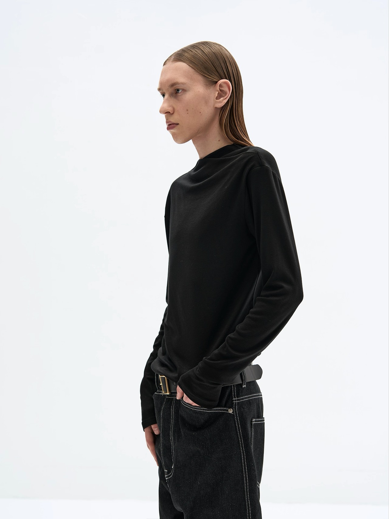 SLIGHT VOGUE Merino Wool Blend T-shirt